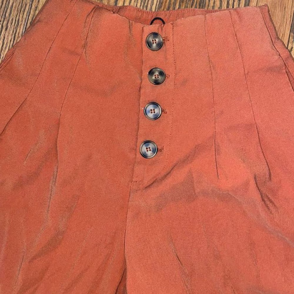 Zara burnt orange pants size XS